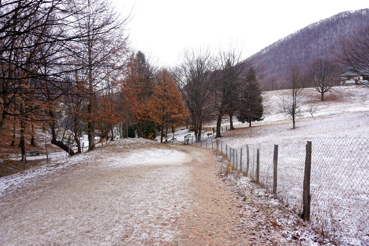 Iarna Manastirea Prislop Hunedoara
